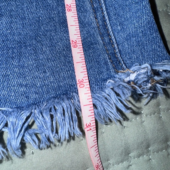 Altar’d State High Rise, distressed, super Flare Jeans size 28. GUC - Picture 9 of 13